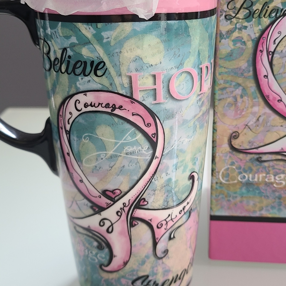 Breast cancer mug - Picture 2 of 7